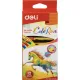 Пастель масляная Deli ColoRun 12цв, EC20200
