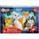 Пазл puzzle Коты Аристократы. 104 детали. 190х141х35 мм. 4660254456105