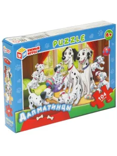 Пазл puzzle 104 детали Далматинцы, 4660254456150