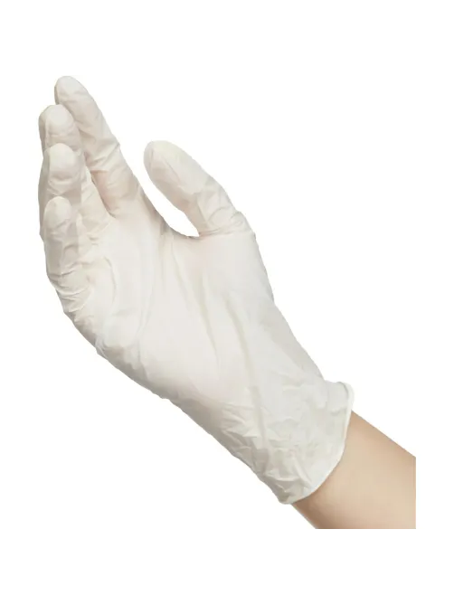 Перчатки нитрил, н/c, н/о, текстур, Benovy (L) 50п/уп, белый