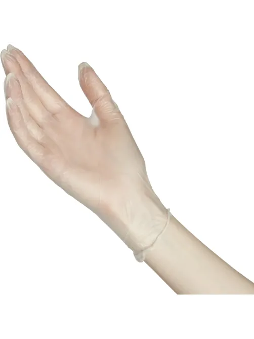Перчатки одноразовые виниловые, н/о, прозр. MediOk (XL), 50п/уп 4гр.,ПС