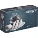 Перчатки нитрил, н/c, н/о, текстур, Benovy (L) 50п/уп, белый