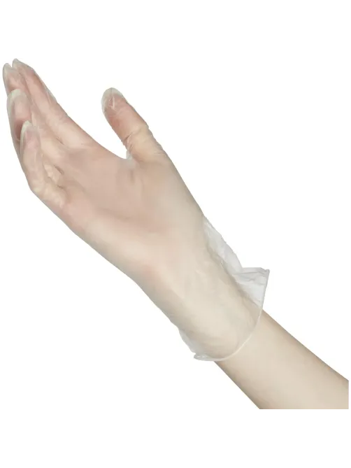 Перчатки одноразовые виниловые, н/о, прозр. Armilla (XL), 50п/уп 4гр.,ПС