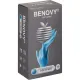 Перчатки нитрил., нестер., н/о, голубой Benovy (L) 100пар/уп