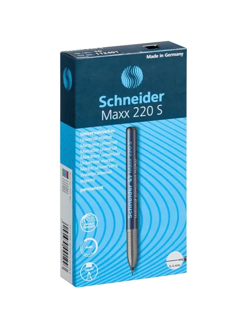 Маркер перманентный Schneider Maxx 220S 0,4 мм черный