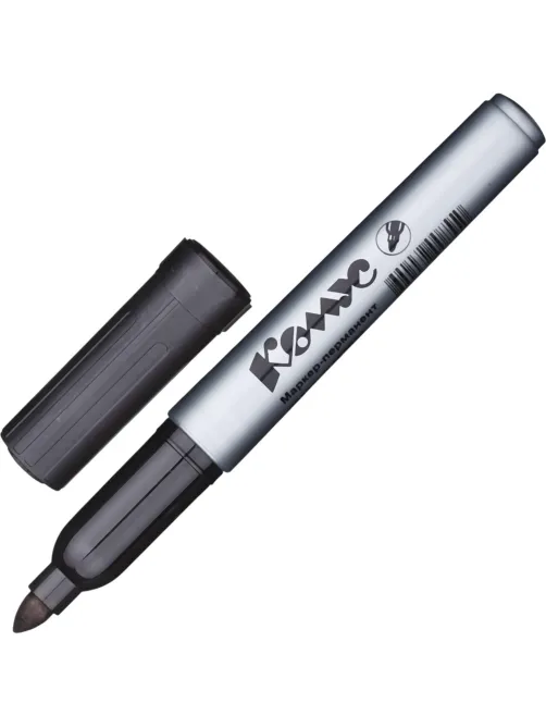Набор маркеров перманентных КОМУС PY2304 круглый наконечник 1-4мм. наб 4цв