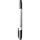 Маркер перманентный двухсторонний Crown Multi Marker Twin черный, 2мм/1мм
