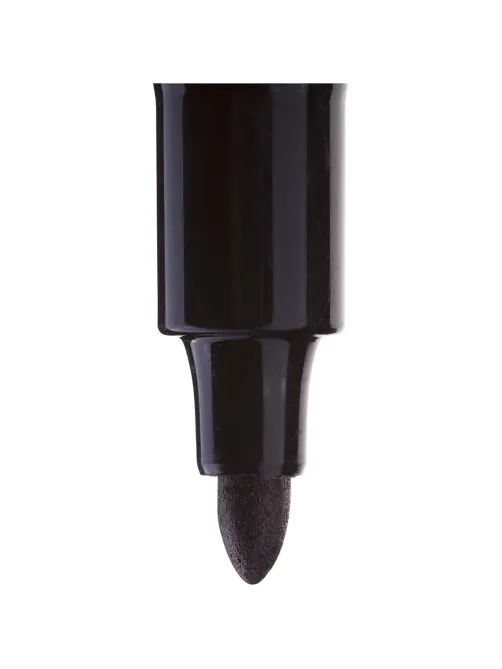 Маркер перманентный двухсторонний Crown Multi Marker Twin черный, 2мм/1мм
