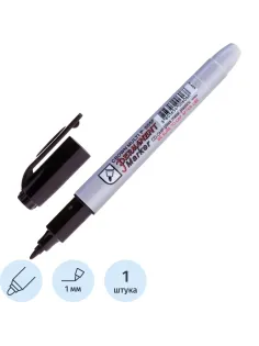 Маркер перманентный Crown Multi Marker 1 мм черный