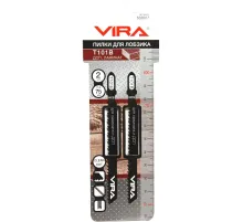 Пилка для лобзика VIRA RAGE T101B по дереву и пласт.(2шт) 100х75мм (552027)