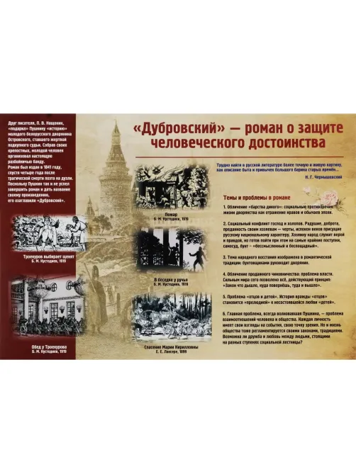 Плакат (наб)  Литература в школе.Творчество Пушкина12 плак А3 КПЛ-228