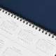 Планинг датированный 2026, синий, 303х150 мм, 120стр, АТТАСНЕ Agenda