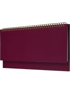 Планинг недатированный бордо,305х130, 64 л.,Ideal 3-457/04