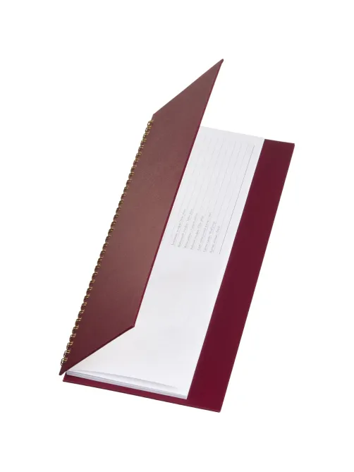 Планинг недатированный бордо,305х130, 64 л.,Ideal 3-457/04