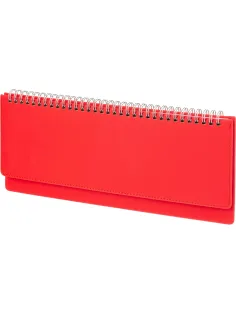Планинг недатированный 305 х 130 мм Velvet красный 128 стр. 3-364/10