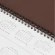Планинг датированный 2026, коричн, 303х150 мм, 120стр, Agenda