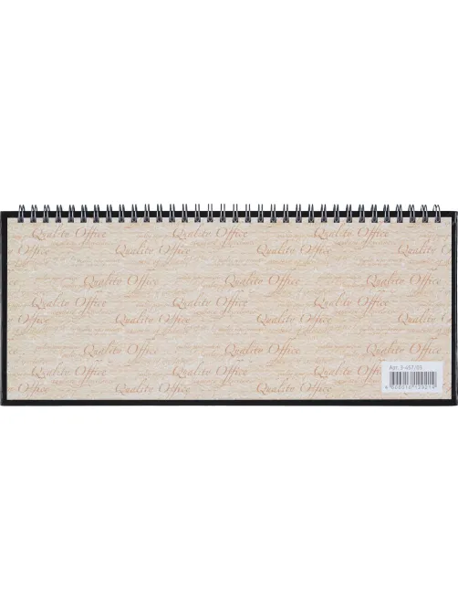 Планинг недатированный черный,305х130, 64 л.,Ideal 3-457/03