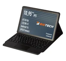 Планшет BigTech D2 10.95 8/128 ГБ LTE Wi-Fi с клавиатурой кофейно-серый