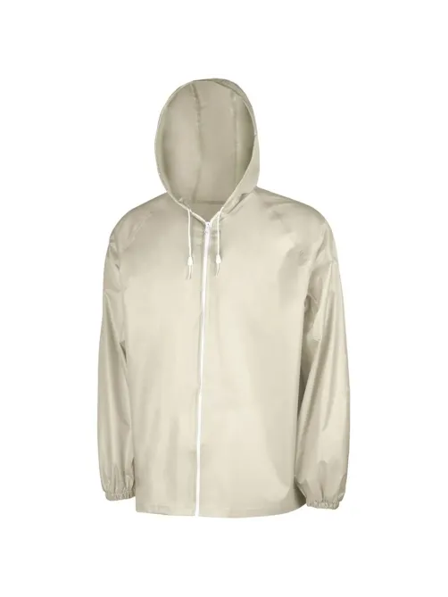Плащ дождевик короткий Maui из полиэстера, молочный/3320201M-L