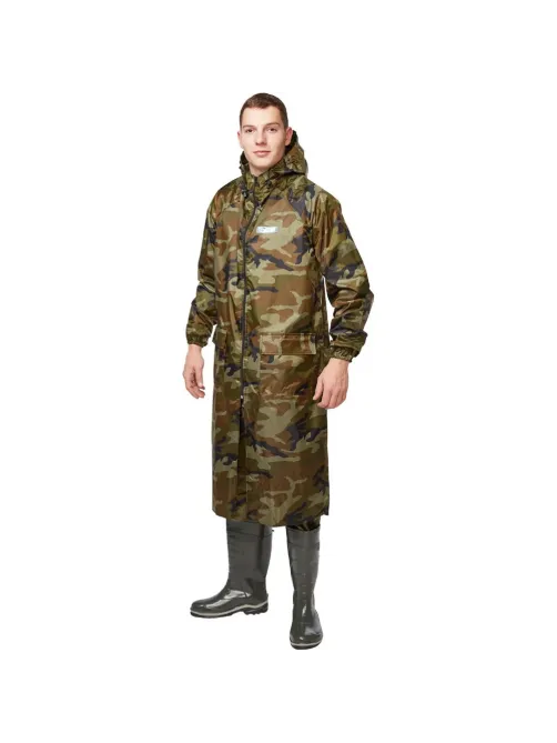 Плащ влагозащитный ПВХ Hunter зл.КМФ 44-46/182-188