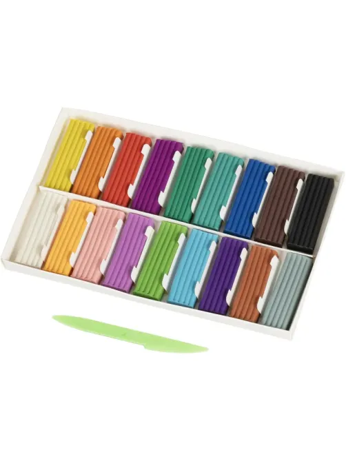 Пластилин клас.Комус Класс(№1 School)Color Pics наб.18 цв,360г,СО СТЕКОМ