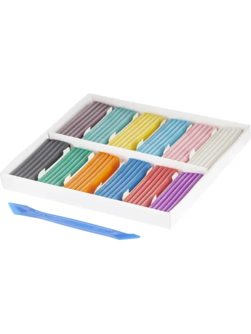 Пластилин классич Комус Класс (№1 School)ColorPics наб 12цв 240г,со стек