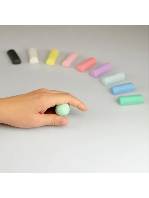 Пластилин Kores Plastilina Пастельный 10 цветов набор общий вес 200гр 34016