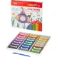 Пластилин клас.Комус Класс(№1 School)ColorPics 24 цв 480г,со стеком,картон