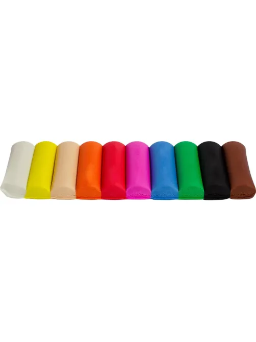 Пластилин Kores Plastilina 10 цветов  набор общий вес 200гр 34010