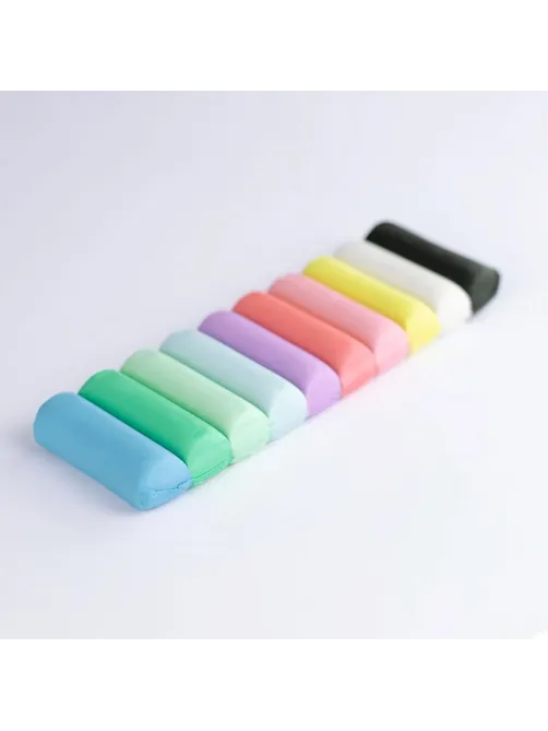 Пластилин Kores Plastilina Пастельный 10 цветов набор общий вес 200гр 34016