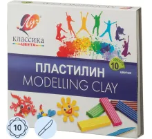 Пластилин классический Луч Классика 10 цв 200 гр со стеком