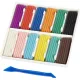 Пластилин классич Комус Класс (№1 School)ColorPics наб 12цв 240г,со стек