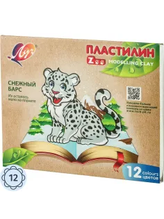 Пластилин классический Луч Zoo 12 цв.180 гр.29С 1722-08