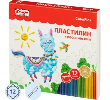Пластилин классич Комус Класс (№1 School)ColorPics наб 12цв 240г,со стек