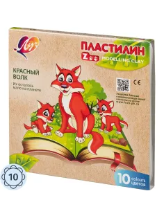 Пластилин классический Луч Zoo 10 цв 150 г, 29С 1721-08
