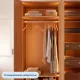 Вешалка-плечики WW_LH001-ANTI/CU3014 дерев,перек,к/хр,антив,р48-50 нат