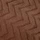 Плед микрофибра Luscan, фактура кофейный 150x200