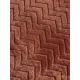 Плед микрофибра Luscan, фактура кофейный 150x200