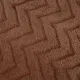 Плед микрофибра Luscan, фактура кофейный 200х220