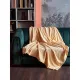 Плед микрофибра Luscan, фактура бежевый 150x200