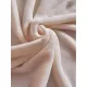 Плед микрофибра Luscan, молочный 150x200