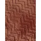 Плед микрофибра Luscan, фактура кофейный 200х220