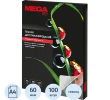 Пленка для ламинирования Promega office А4, 60мкм 100шт/уп.