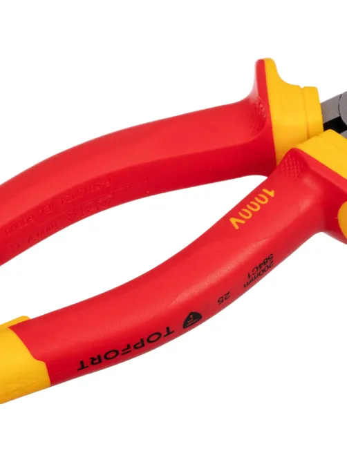 Длинногубцы диэлектрические Topfort 200 мм (VDE 584С1)