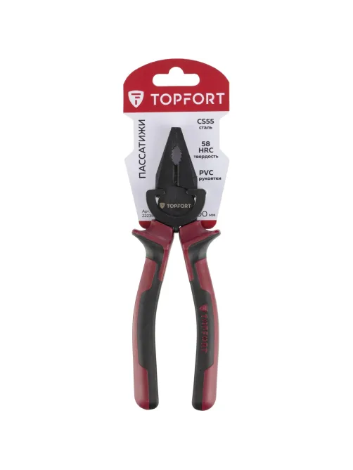 Пассатижи 200мм/8 Topfort Basic