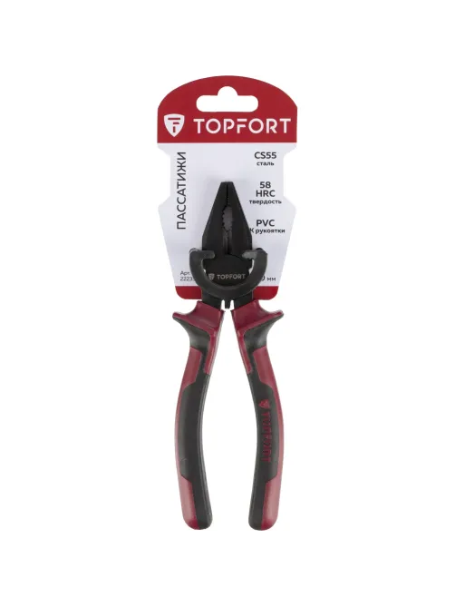 Пассатижи 180мм/7 Topfort Basic