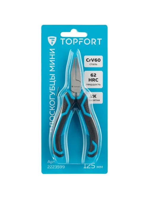Плоскогубцы мини 125 мм Topfort