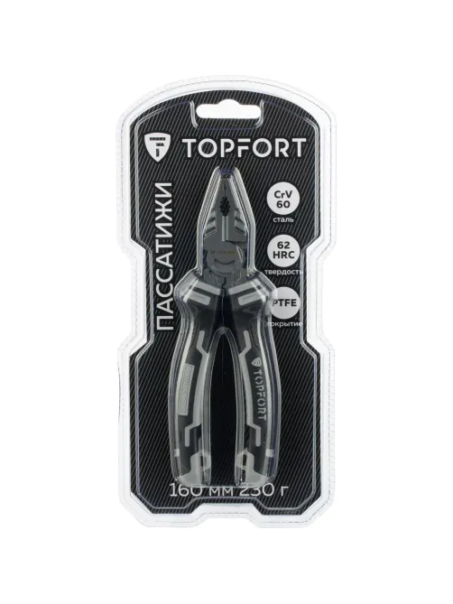 Пассатижи 160мм/6 Topfort Industrial