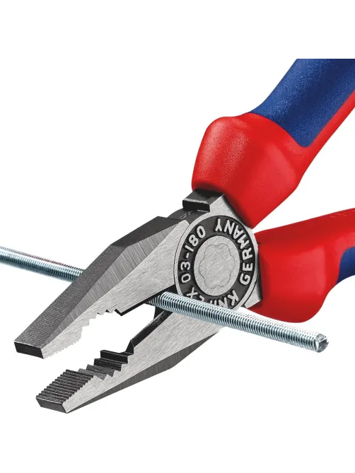 Плоскогубцы комбинированные L-180 мм KNIPEX KN-0302180