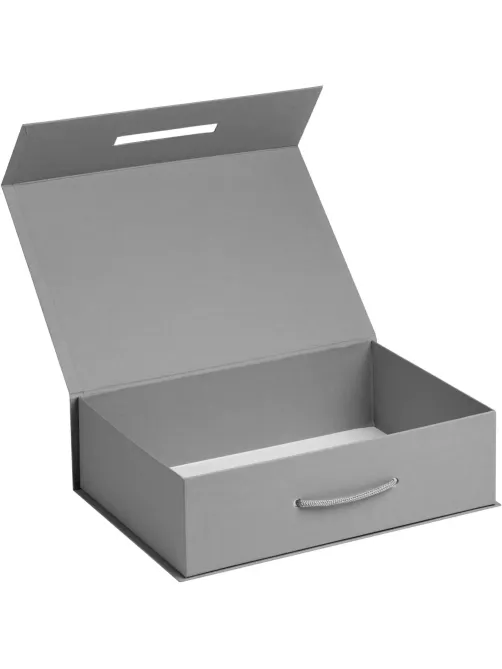 Коробка подарочная Case, 33,8х23,2х9,4см, серая матовая, 1142.11